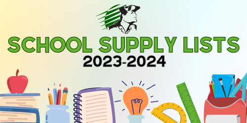 school supplies graphic