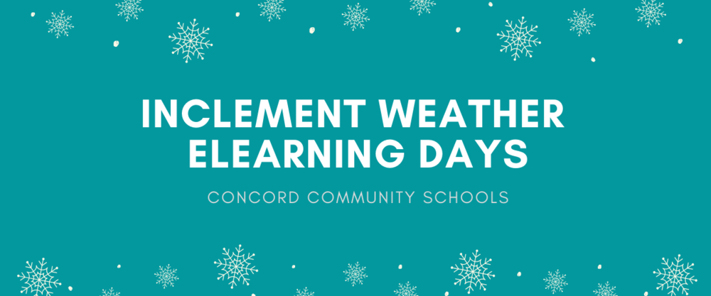 inclement weather elearning days concord community schools