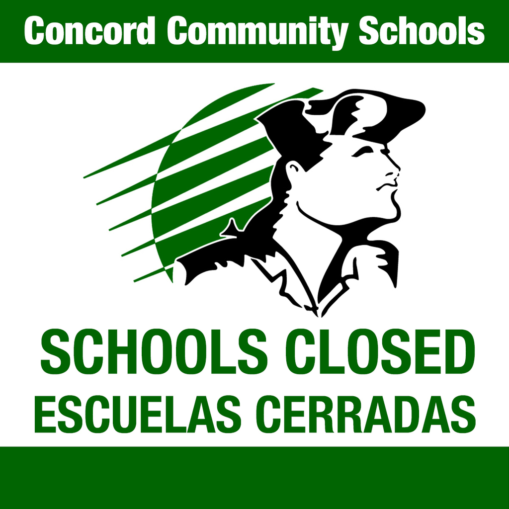 Schools closed graphic