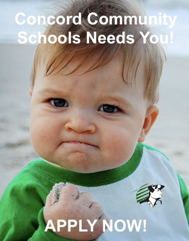 Concord Schools is hiring!