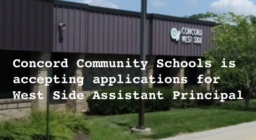 CCS is hiring an assistant principal at West Side Elementary School.