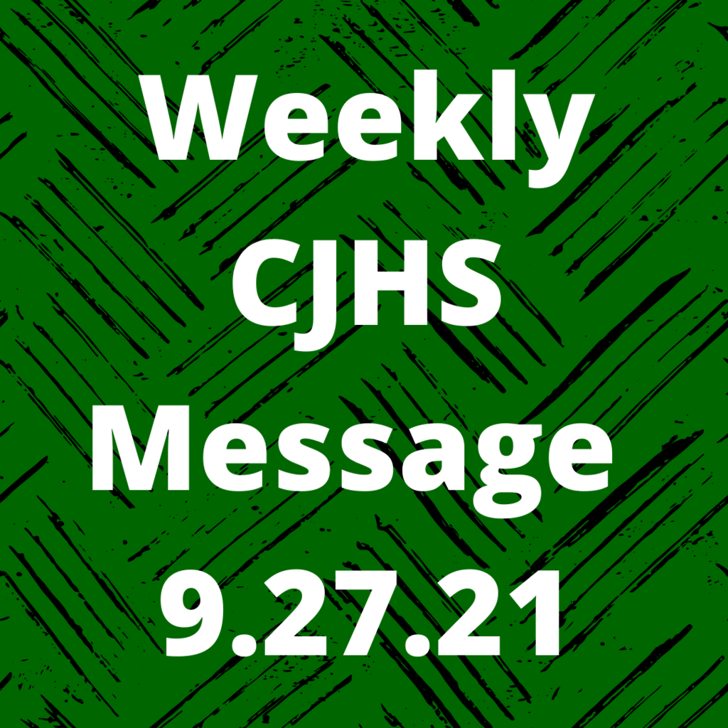 Weekly CJHS Message/Mensaje semanal de CJHS