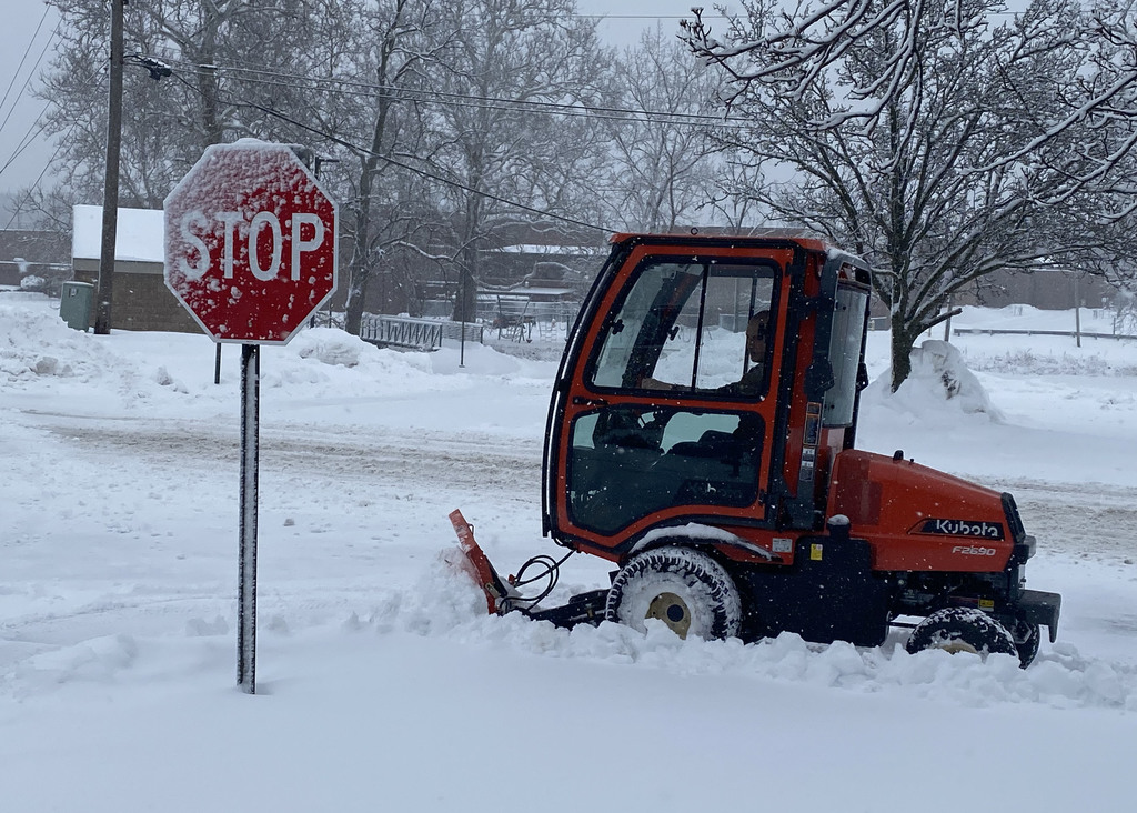 snowy cleanup