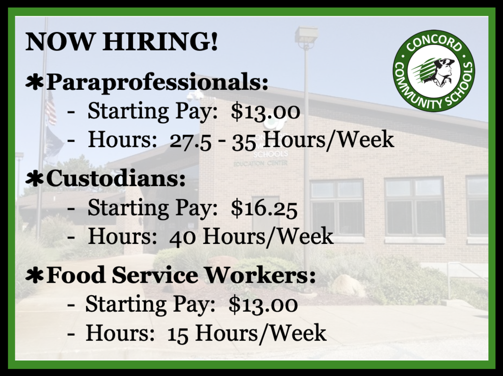Concord is hiring!
