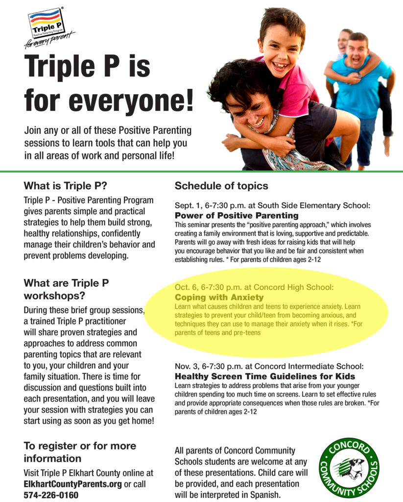 Triple P flyer