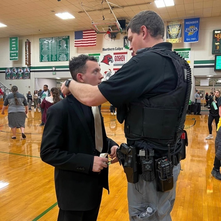 What being an SRO is all about, helping a student tie his tie #SROlife