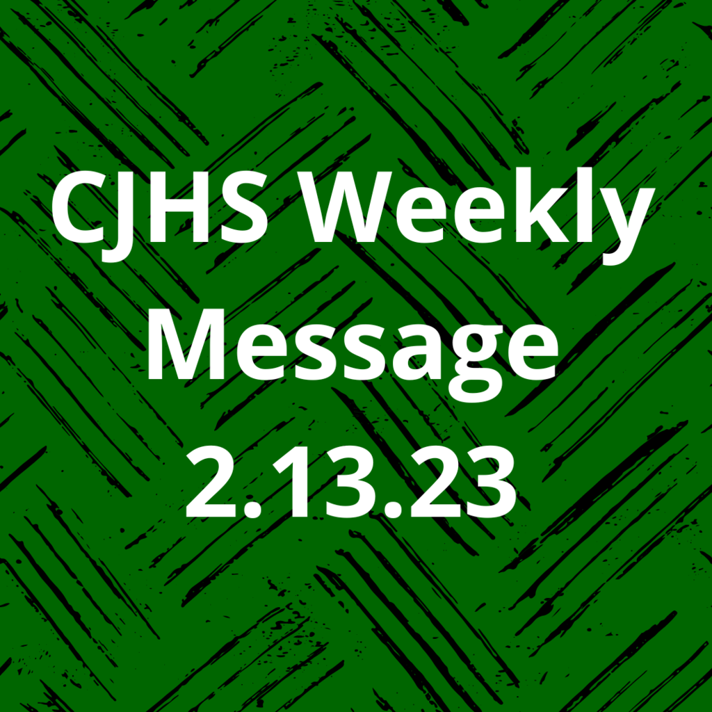 CJHS Weekly Message