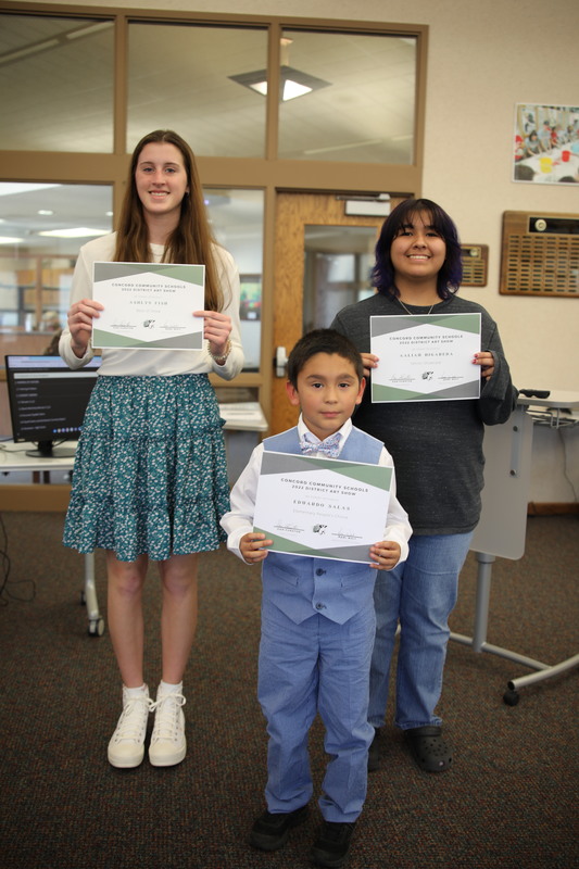 2022 Art Show Winners Recognized Concord Community Schools